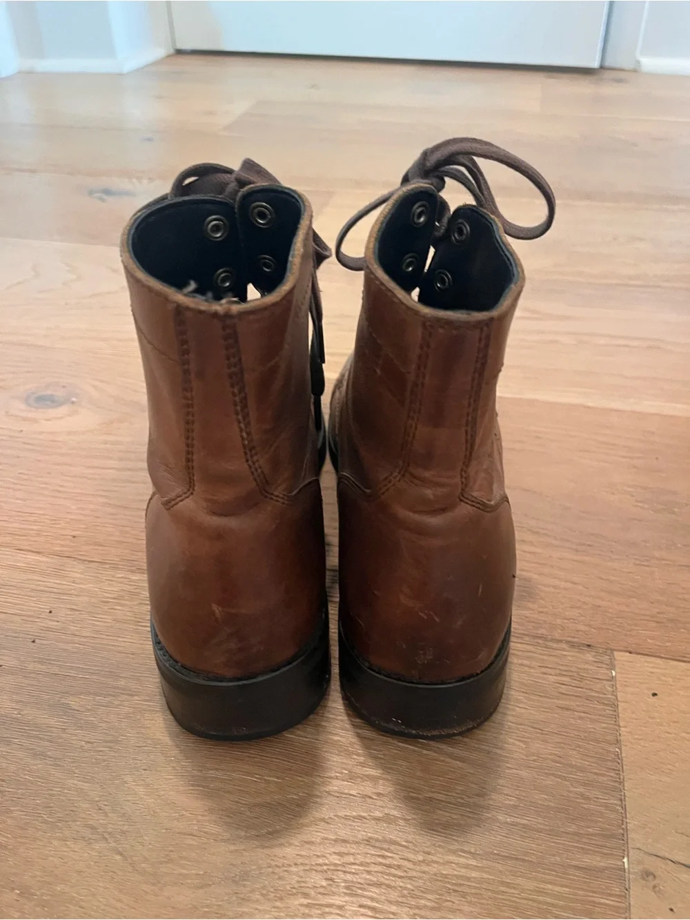 THURSDAY BOOT CO. Men's Brown Leather Captain Boots Fisherman Academia Preppy 9
